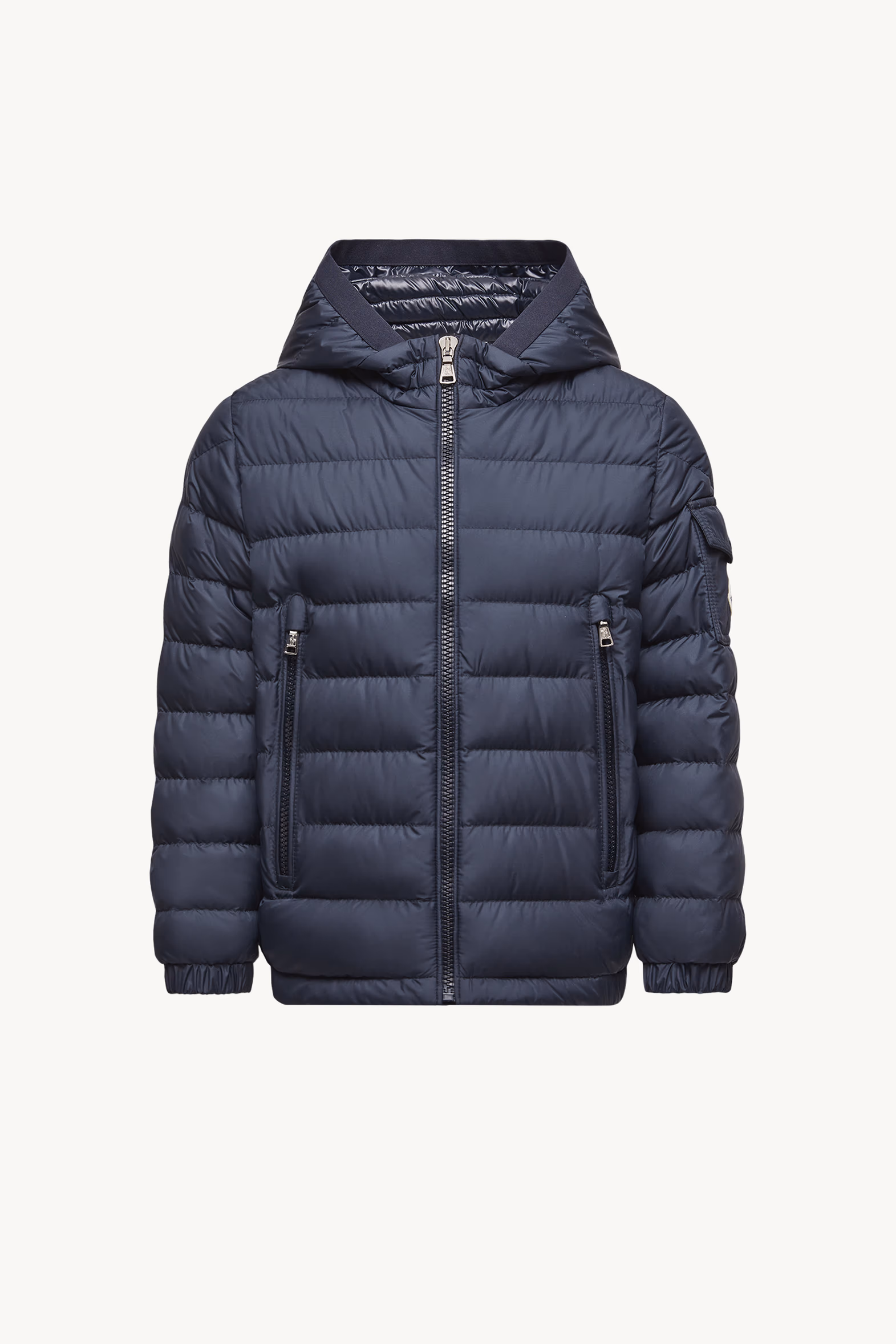 Doudoune à capuche Galion Garçon Bleu foncé Moncler 0